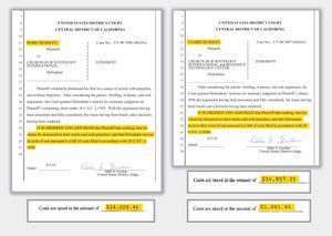 The U.S. District Court dismissed Marc and Claire Headley’s frivolous lawsuits based on lack of factual merits and ordered them to pay the Church’s costs of $42,000.